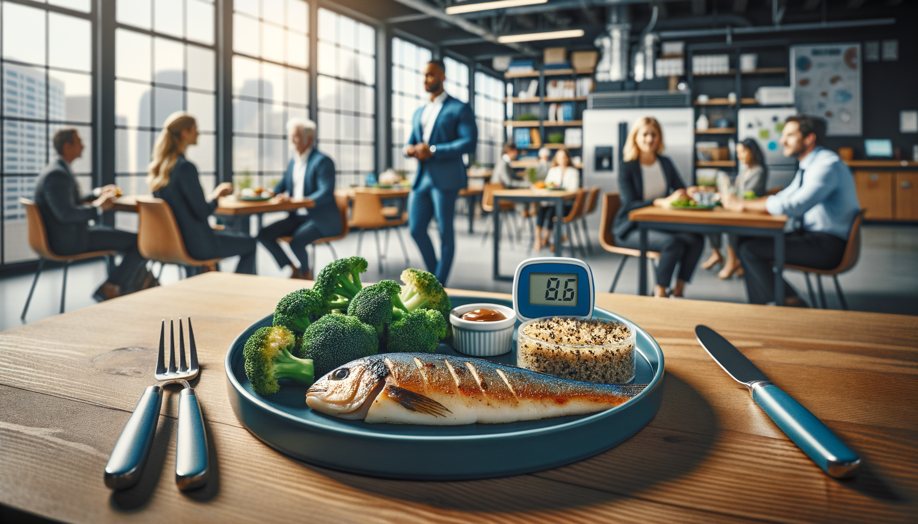 Balanced diabetes-friendly meal with controlled portions and blood sugar friendly foods