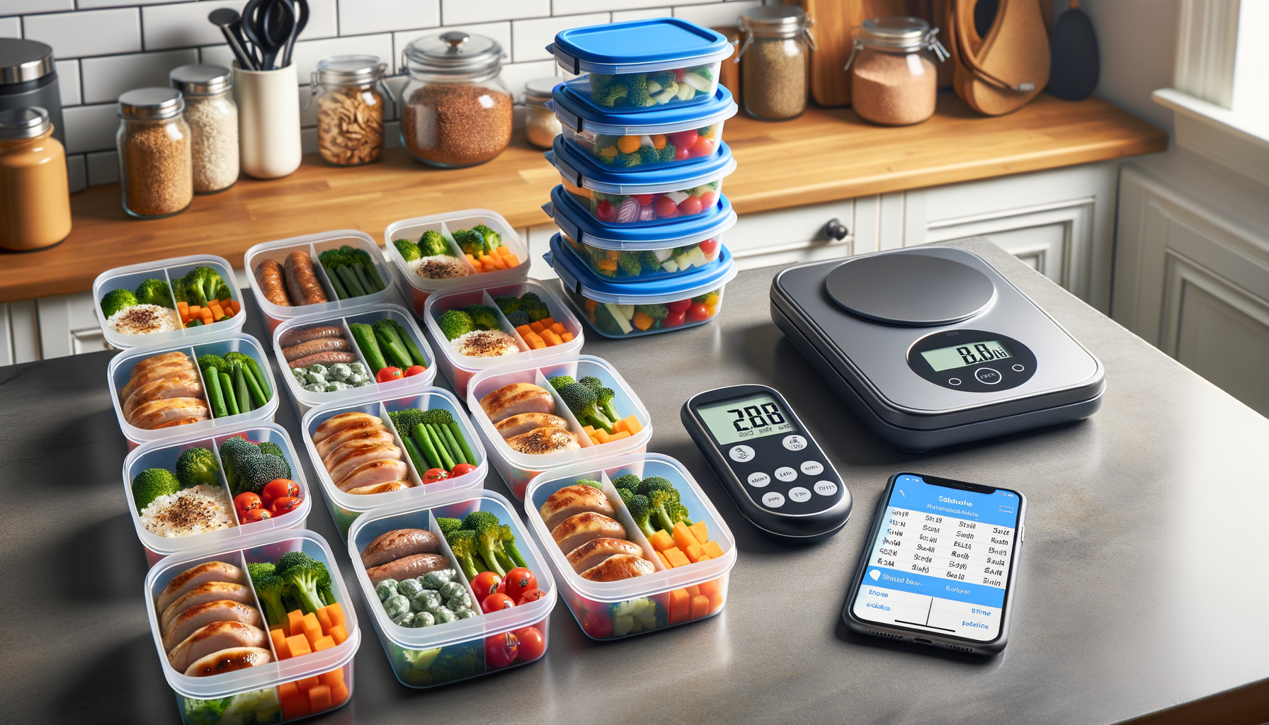 AI meal planning interface